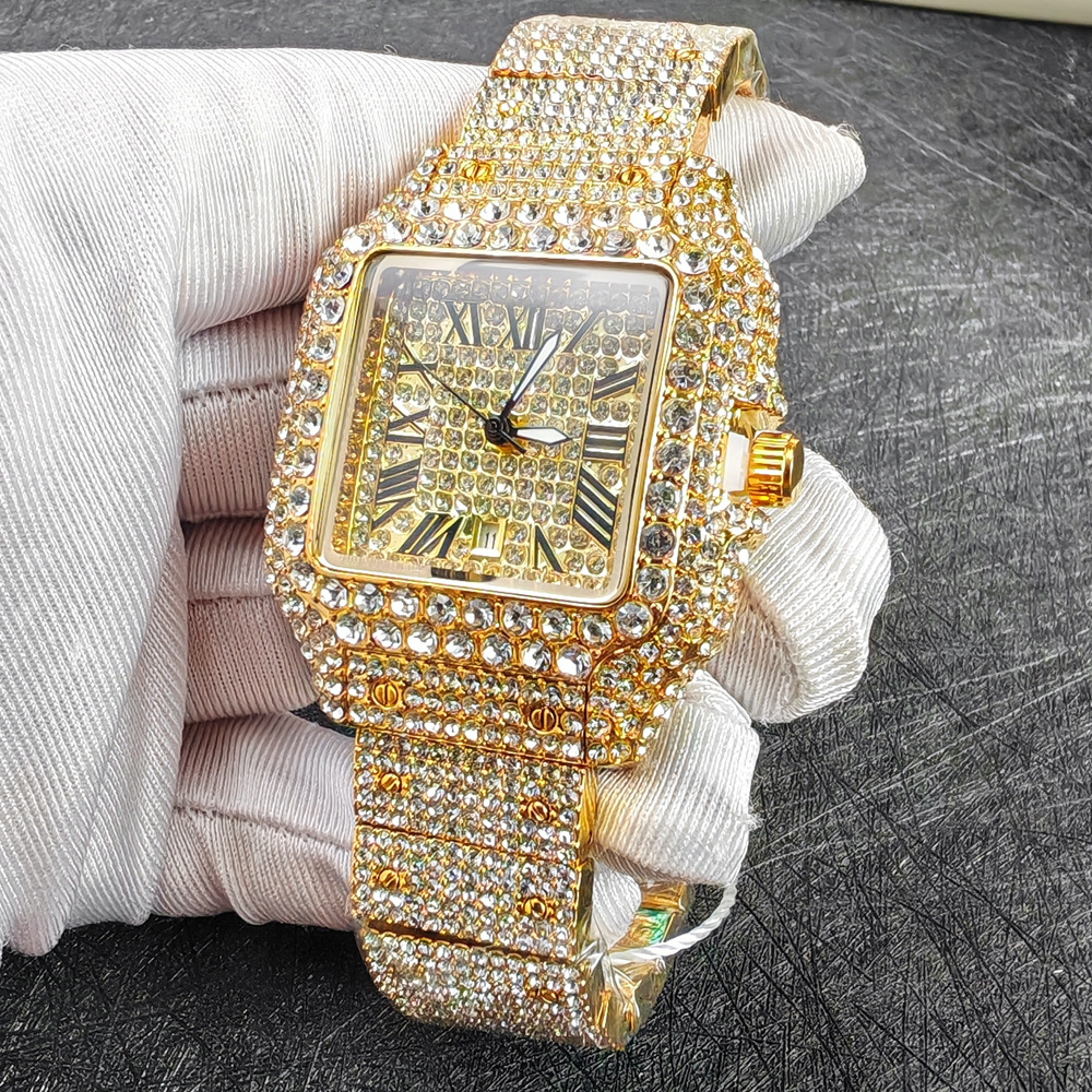 Mystery Jewelry Jar Watches - Hot Selliing Exquisite compact 36mm Diamond