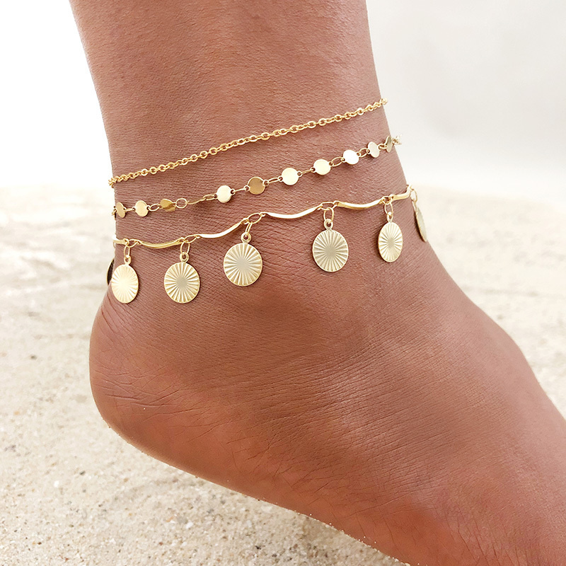 Jc Jewelry & Watches Photos - Ladies gold anklet, summer vacation beach
