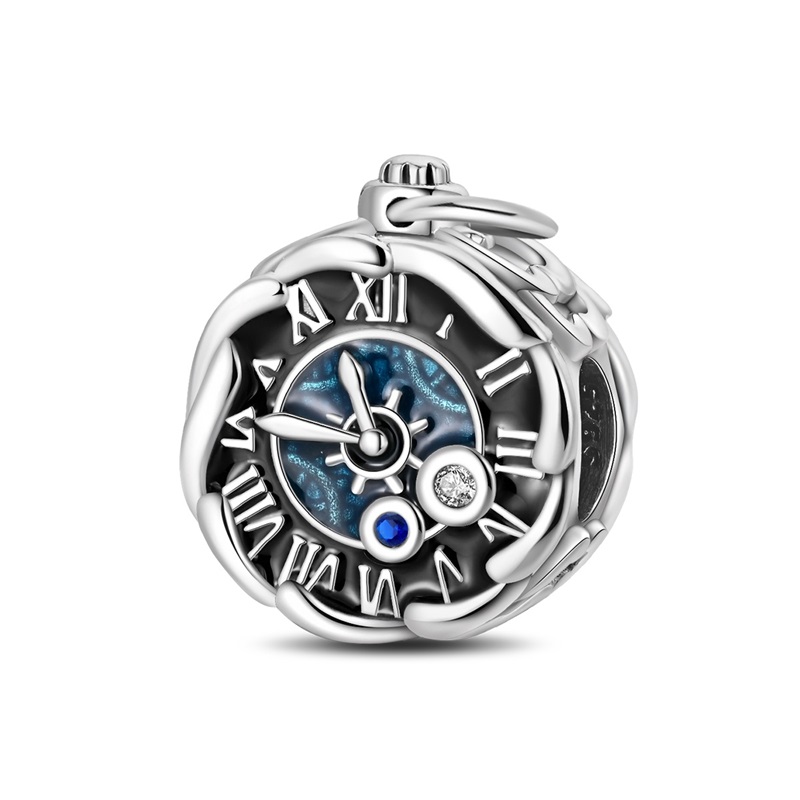 Mystery Jewelry Jar Watches - 925 Sterling Silver Charms Bead CZ