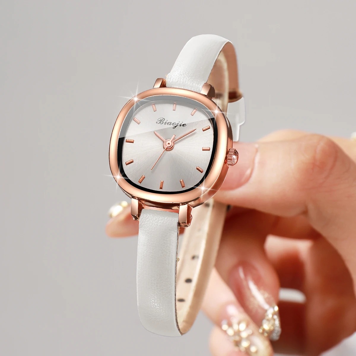 5PCS Fashion Square Women Quar - Jewelry Box Watches Bracelets のレビューと価格