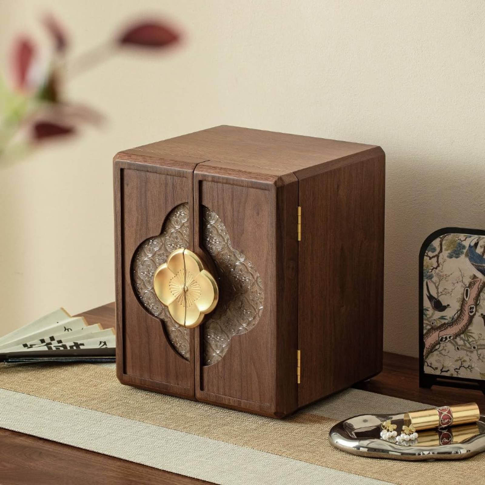 Wooden Jewelry Box New Chinese - The Jewelry & Watches のレビューと価格
