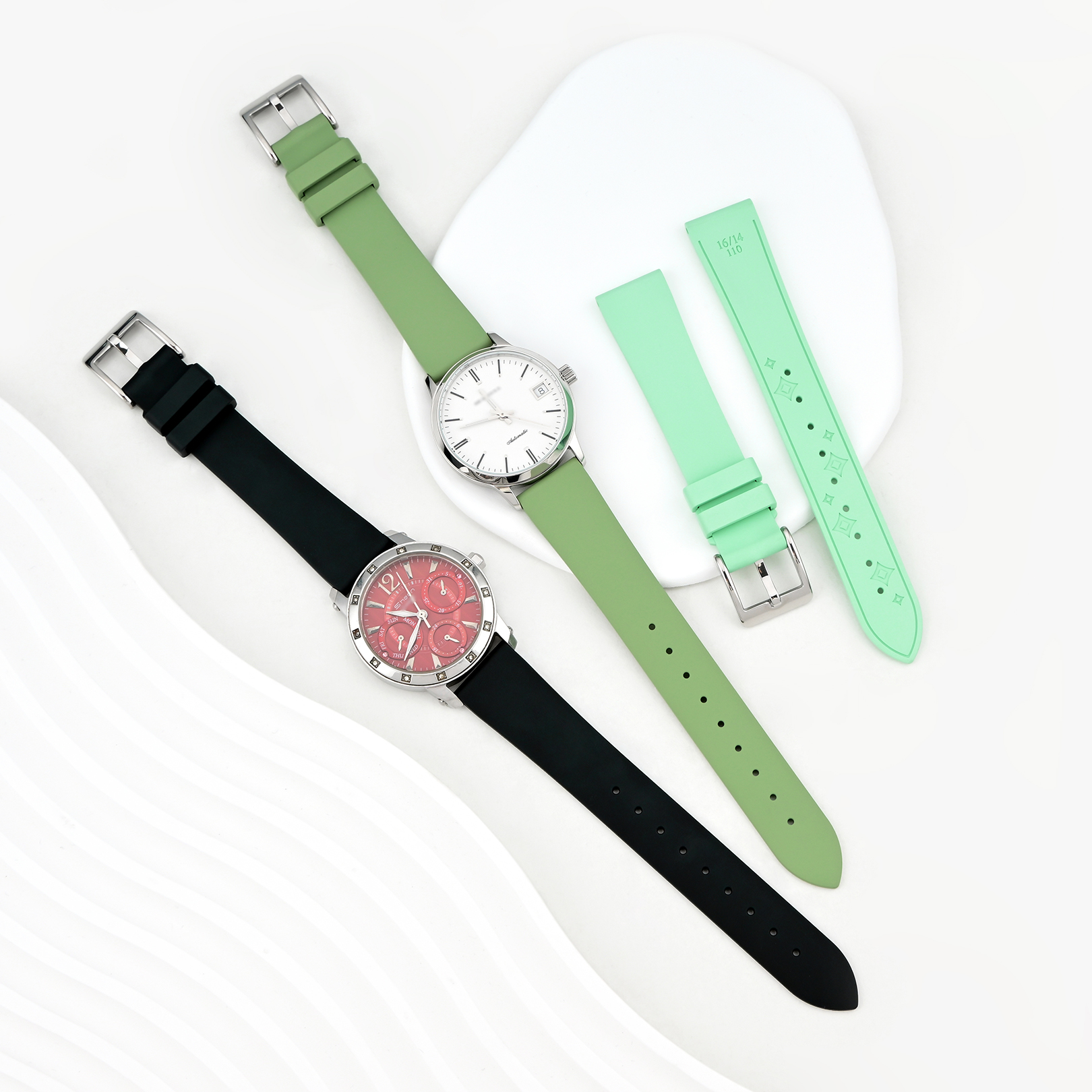 Women's Universal Fluororubber - Daniel Wellington Watches & Jewelry Online Store のレビューと価格