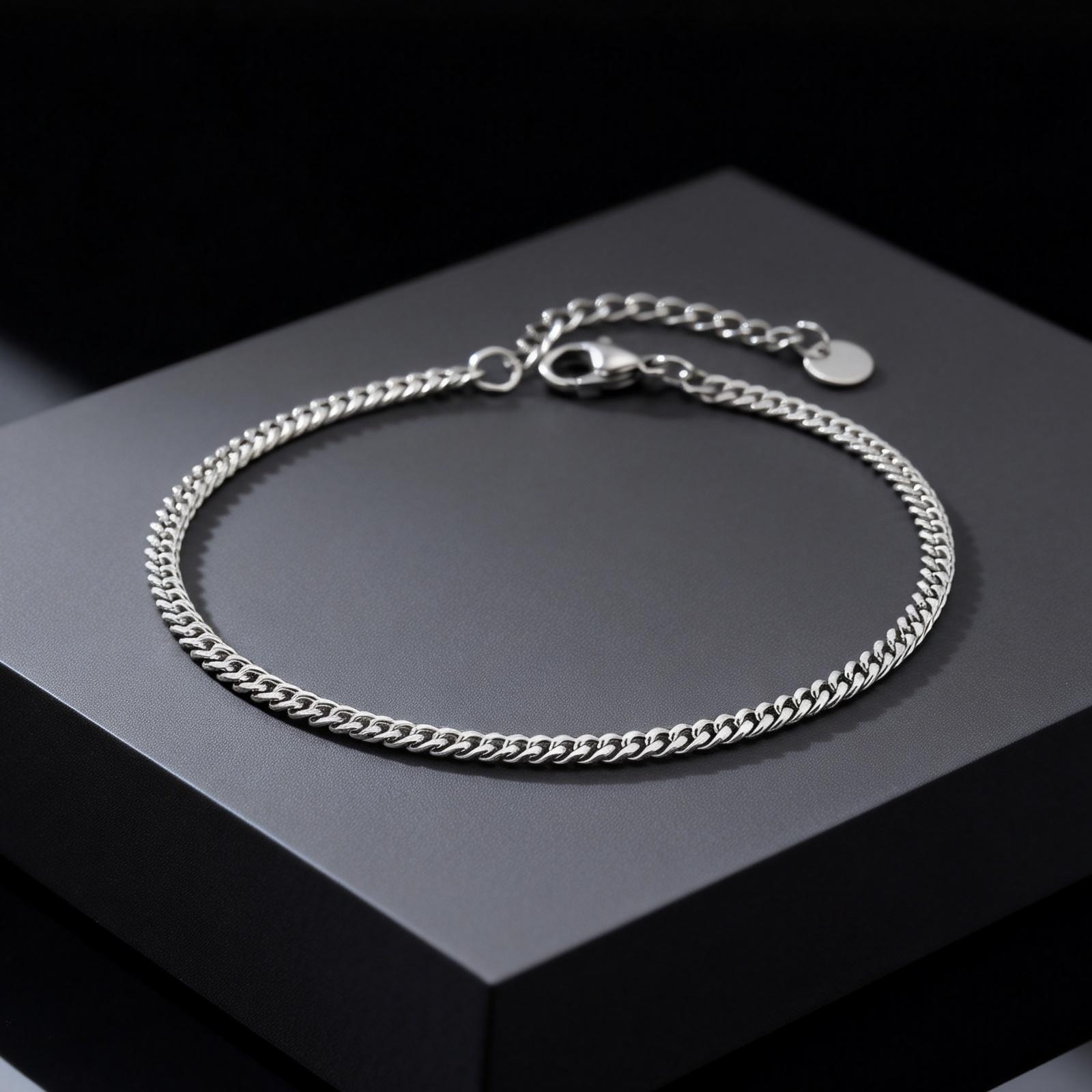 Minimalist Stainless Steel Ank - Jc Jewelry & Watches Photos のレビューと価格