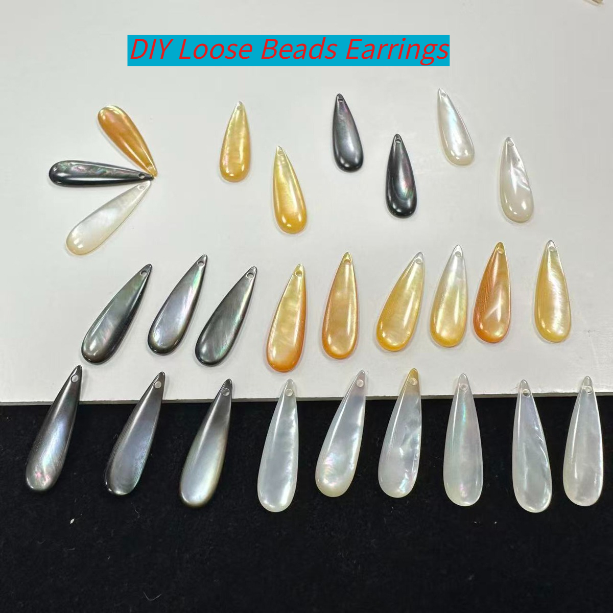 4Pcs DIY Loose Pendant The Mot - Pearl Stud Earrings のレビューと価格