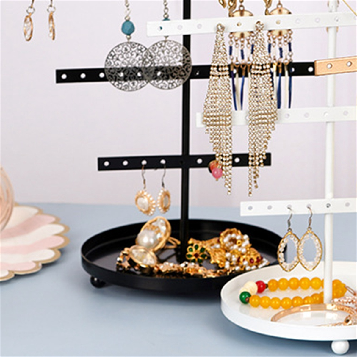 ABQR Black 3-Layer Simple Earr - The Jewelry & Watches のレビューと価格