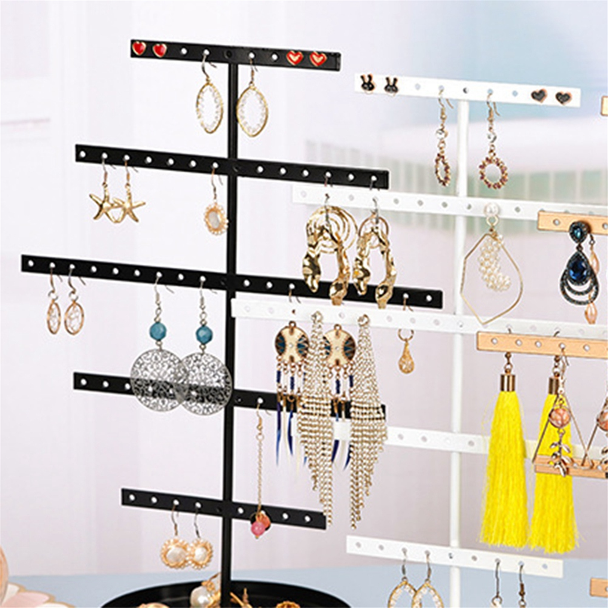 ABQR Black 3-Layer Simple Earr - The Jewelry & Watches のレビューと価格