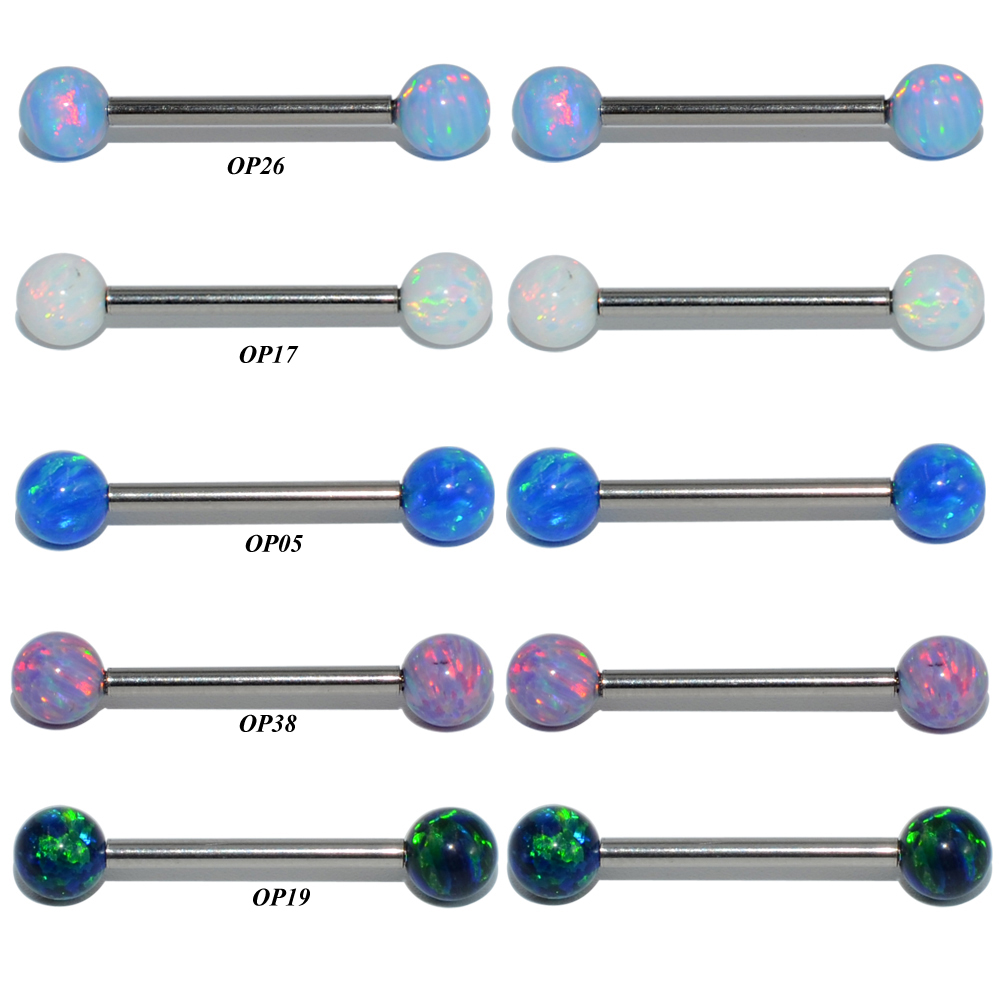 1PC G23 Titanium Opal Ear Trag - Christina Jewelry & Watches Marguerite Ørestik Forgyldt Sølv のレビューと価格