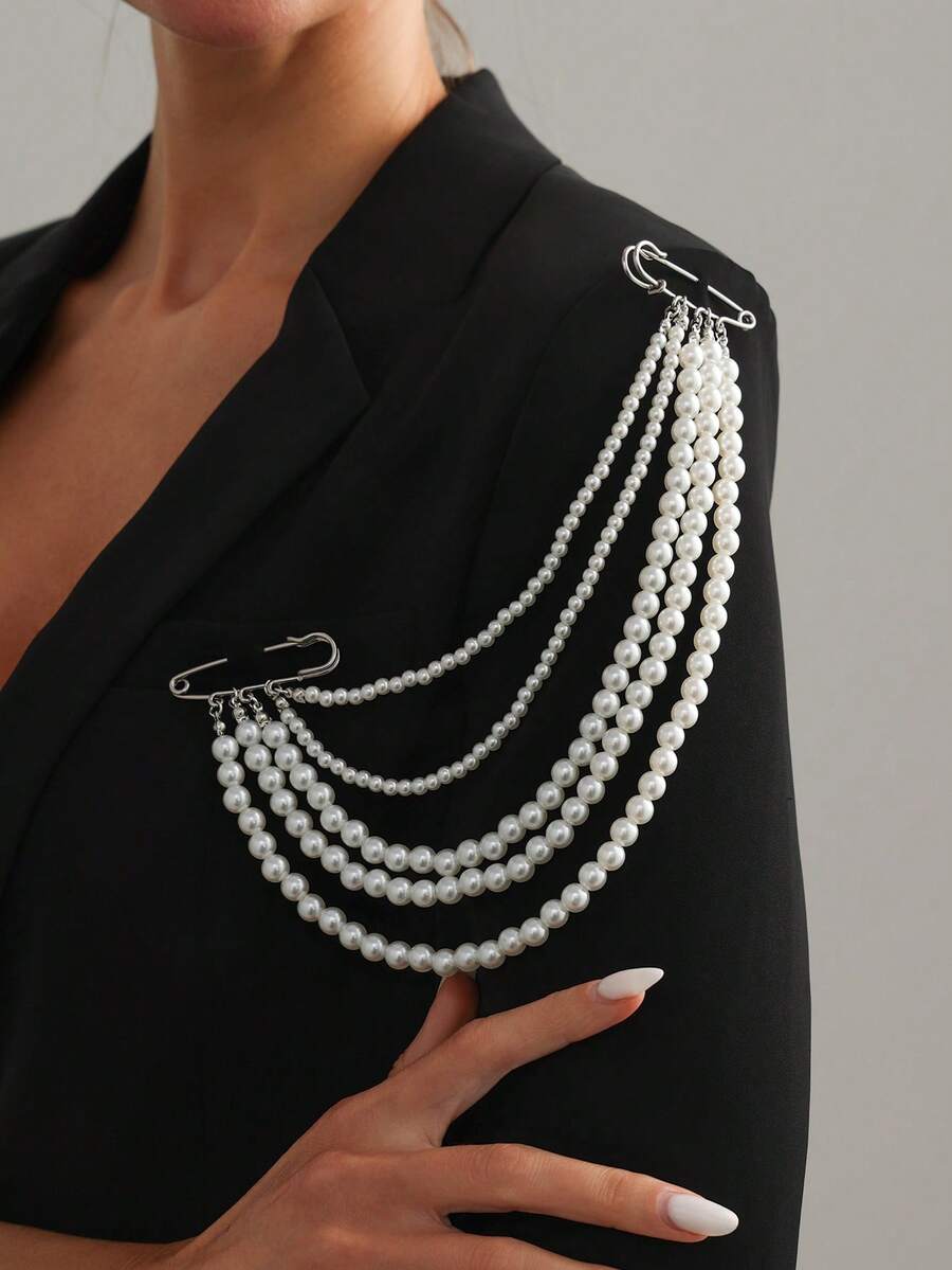 Vintage U-Shaped Multi-Layer F - Vintage Brooch Pin のレビューと価格