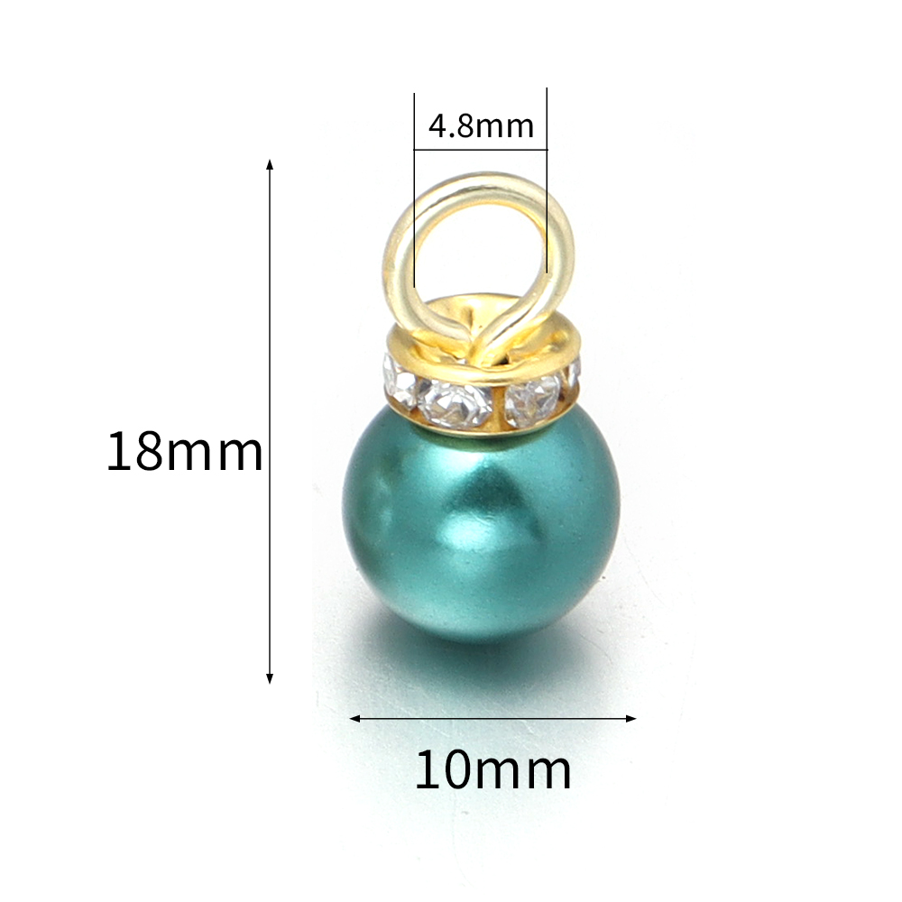 30pcs Inlaid Rhinestone Imitat - Pearl Stud Earrings のレビューと価格