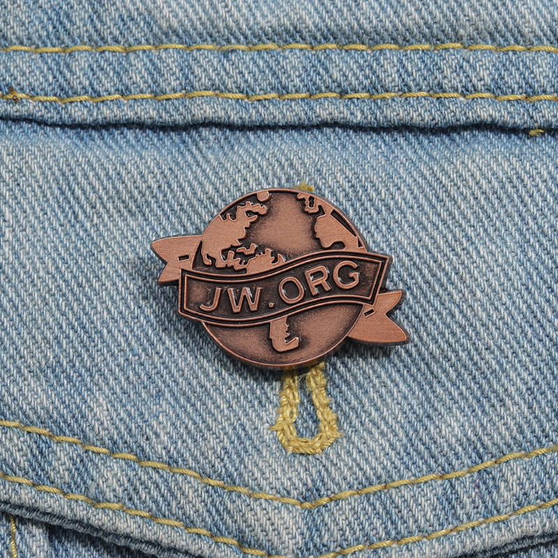JW,ORG Banner Earth Enamel Pin - Vintage Brooch Pin のレビューと価格