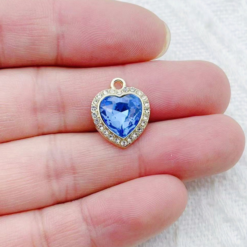 10pcs heart-shaped inlaid colo - The Jewelry & Watches のレビューと価格