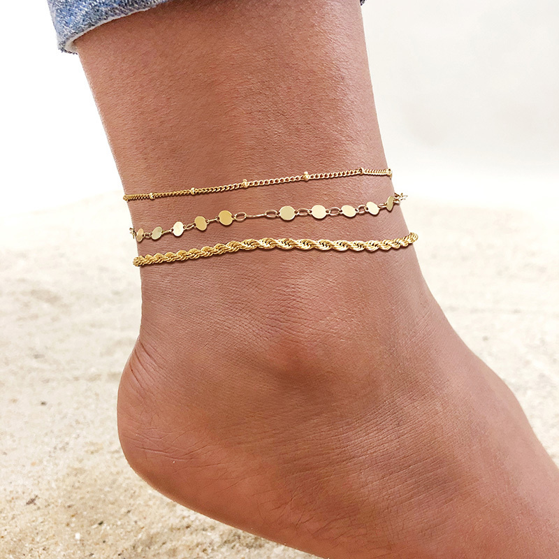 Ladies gold anklet, summer vac - Jc Jewelry & Watches Photos のレビューと価格