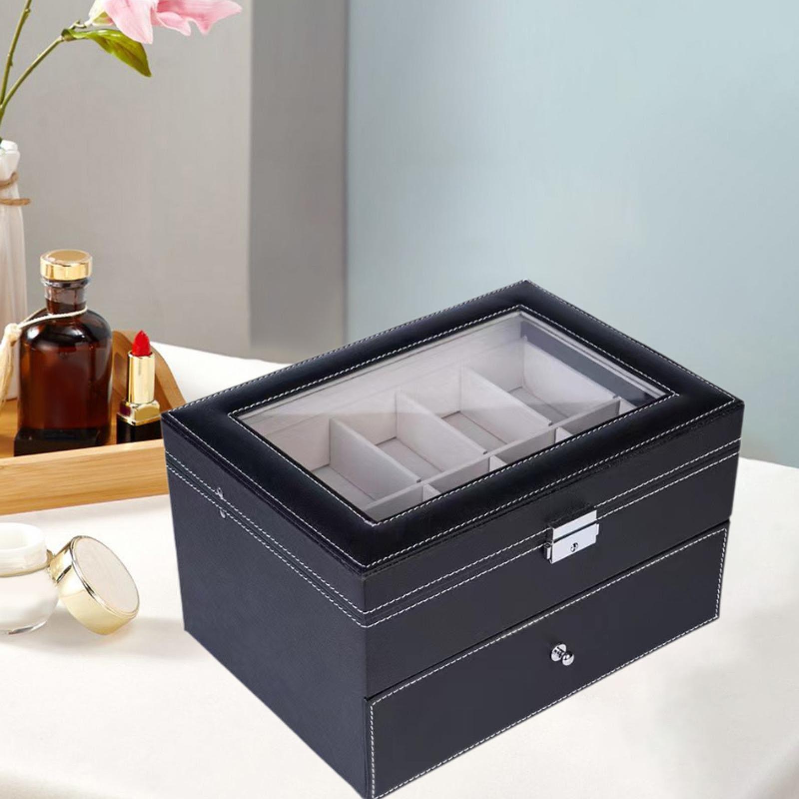 12 Slots PU Leather Watch Stor - Jewelry Box Watches Bracelets のレビューと価格