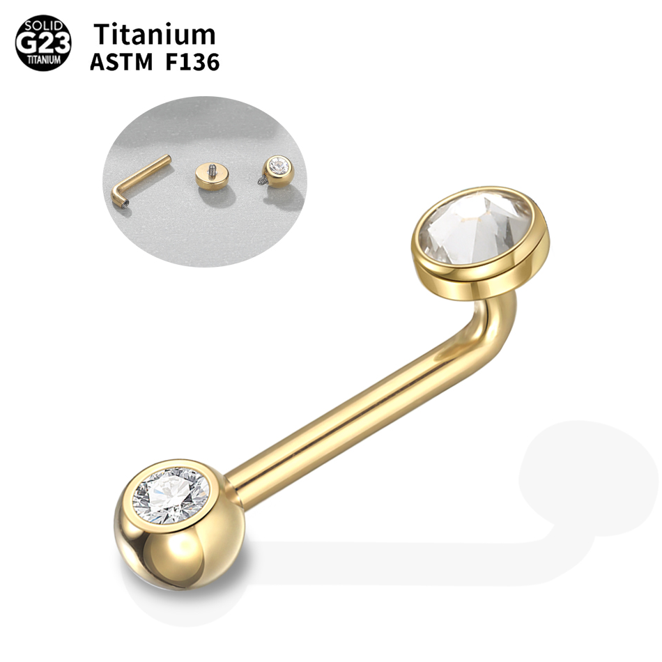 1PC  Implant Grade Titanium Ch - Christina Jewelry & Watches Marguerite Ørestik Forgyldt Sølv のレビューと価格