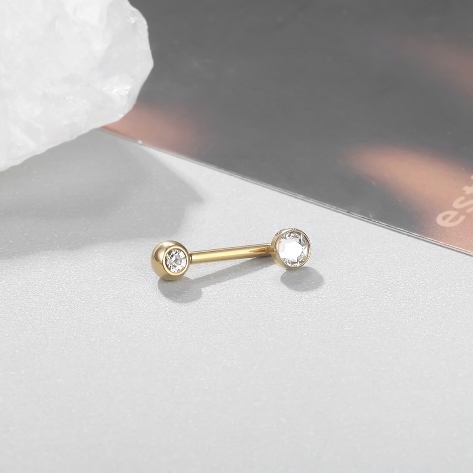 1PC  Implant Grade Titanium Ch - Christina Jewelry & Watches Marguerite Ørestik Forgyldt Sølv のレビューと価格