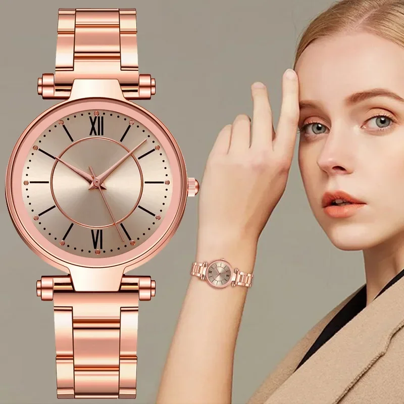 Luxury Rose Gold Stainless Ste - Mystery Jewelry Jar Watches のレビューと価格