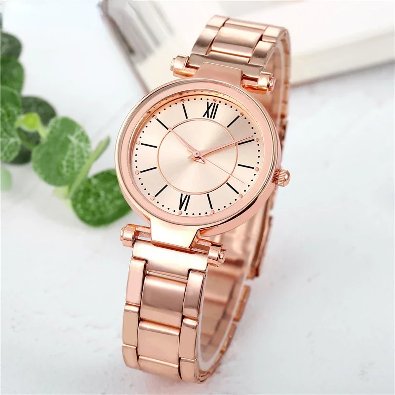 Luxury Rose Gold Stainless Ste - Mystery Jewelry Jar Watches のレビューと価格