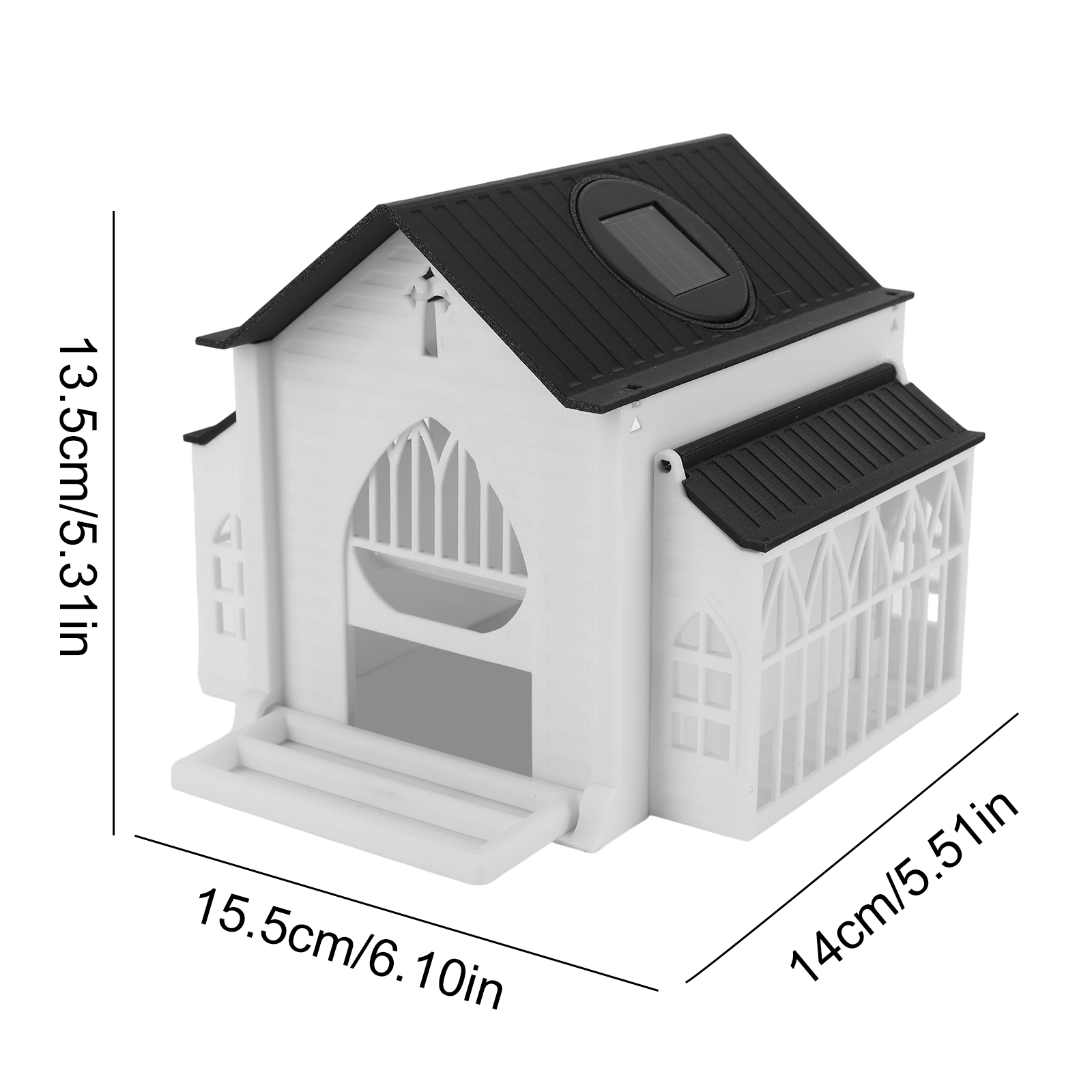 Church-Shaped Metal Bird Feede - Watches & Jewelry Repair Center Photos のレビューと価格