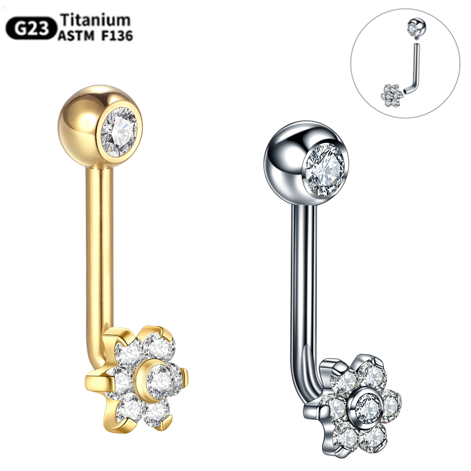 1PC Titanium Christina Piercin - Christina Jewelry & Watches Marguerite Ørestik Forgyldt Sølv のレビューと価格
