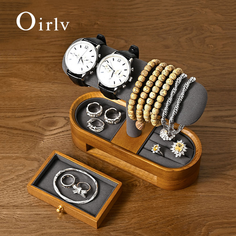 Oirlv Solid Wood Watch Organiz - Jewelry Box Watches Bracelets のレビューと価格