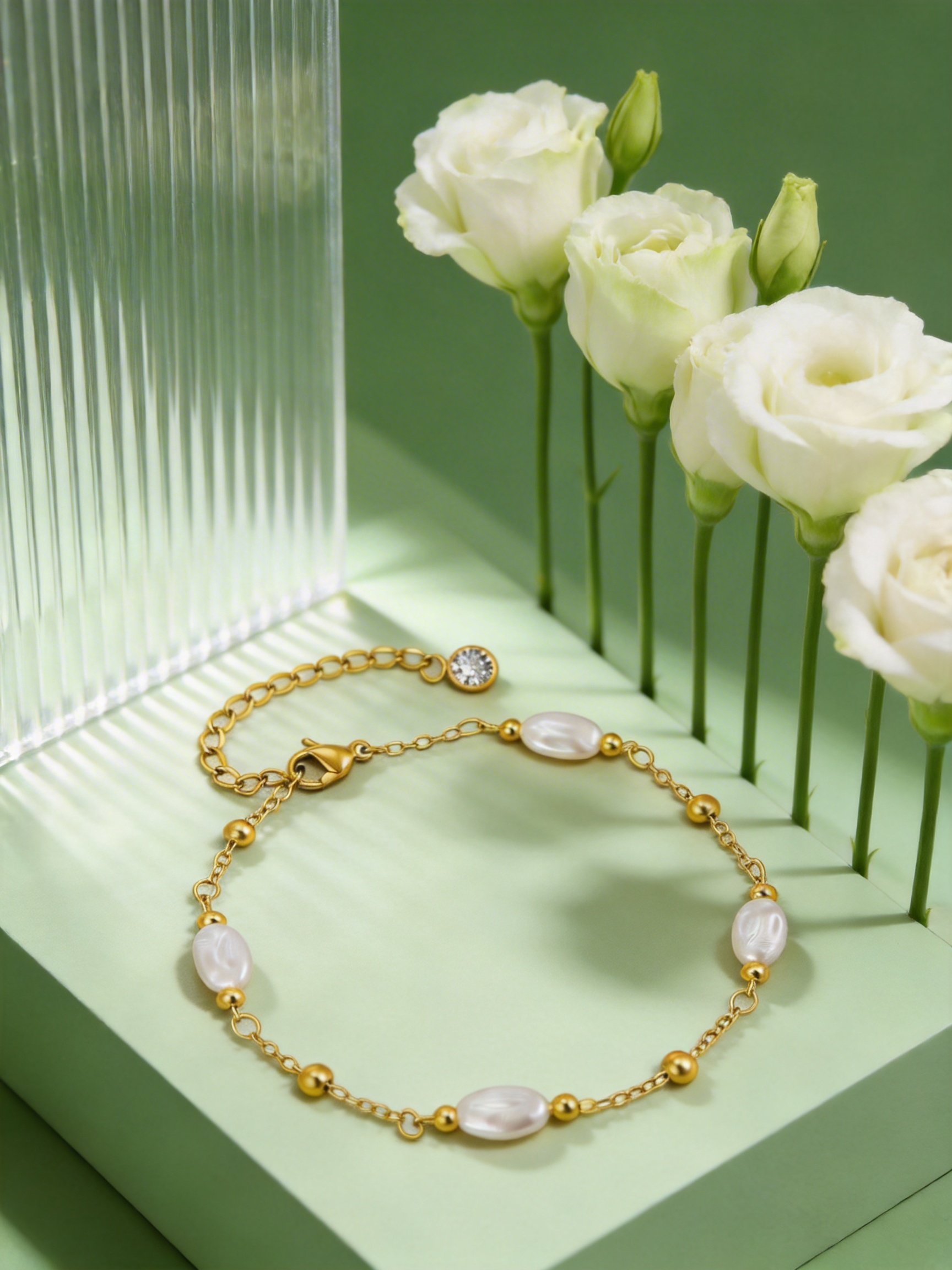 Elegant Imitation Pearl Anklet - Jc Jewelry & Watches Photos のレビューと価格
