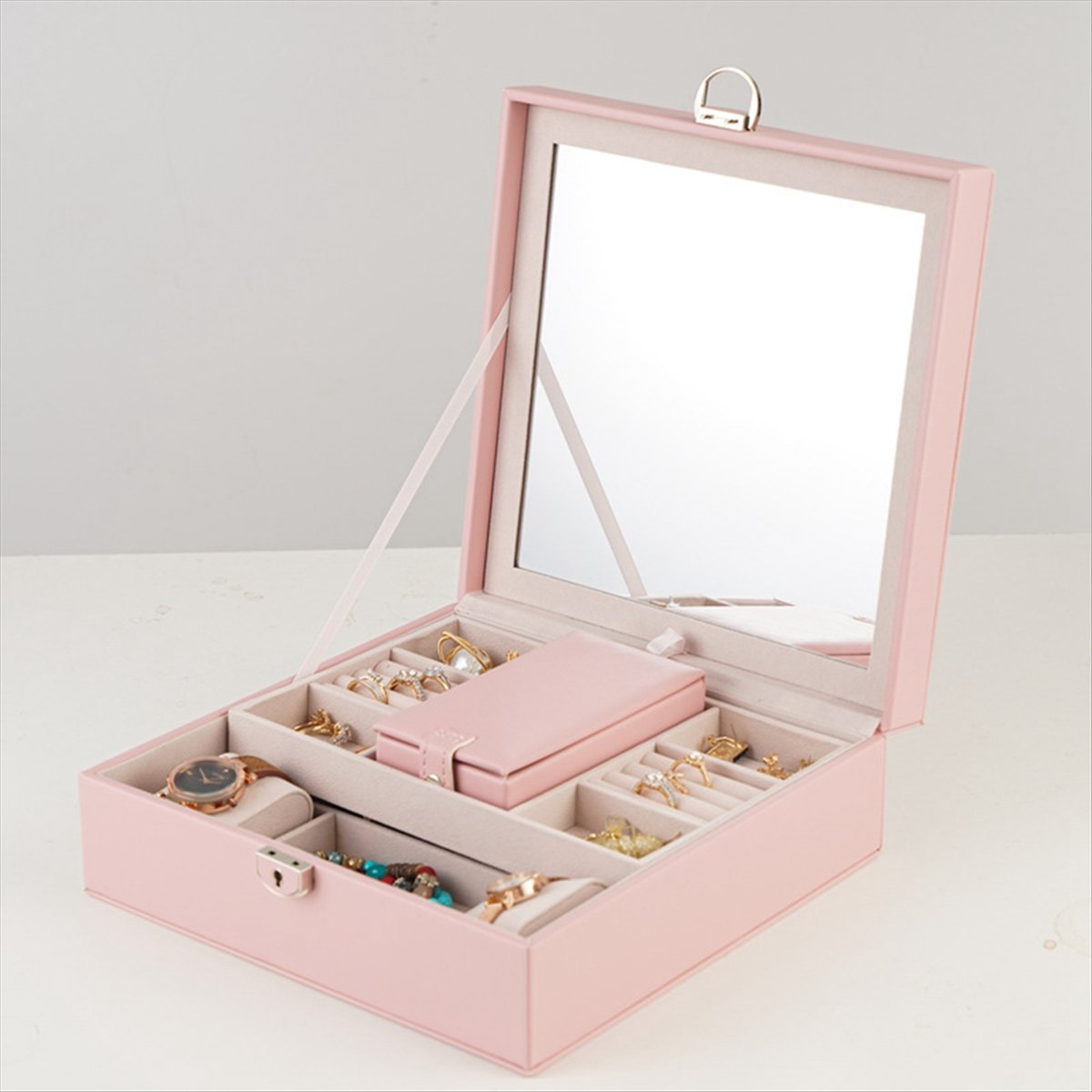 ABQR Girly Pink Jewelry Box Je - The Jewelry & Watches のレビューと価格