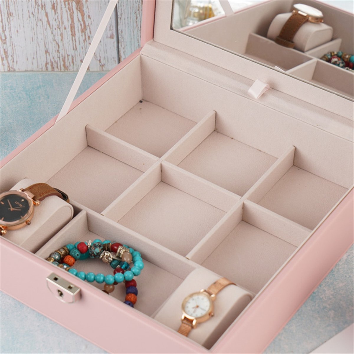 ABQR Girly Pink Jewelry Box Je - The Jewelry & Watches のレビューと価格
