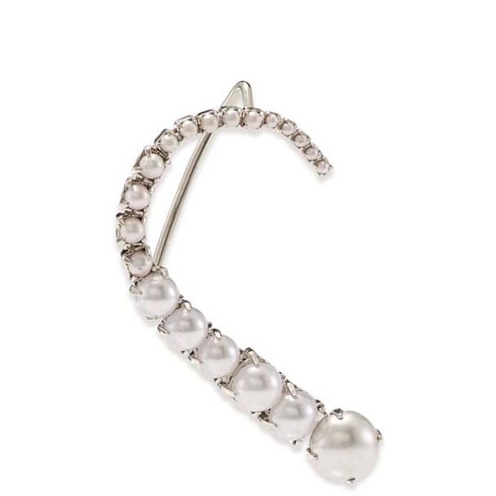 Stonefans Pearl Ear Clips With - Pearl Stud Earrings のレビューと価格