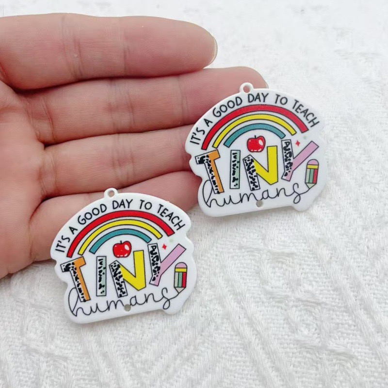 10pcs Teacher's Day Acrylic Do - The Jewelry & Watches のレビューと価格