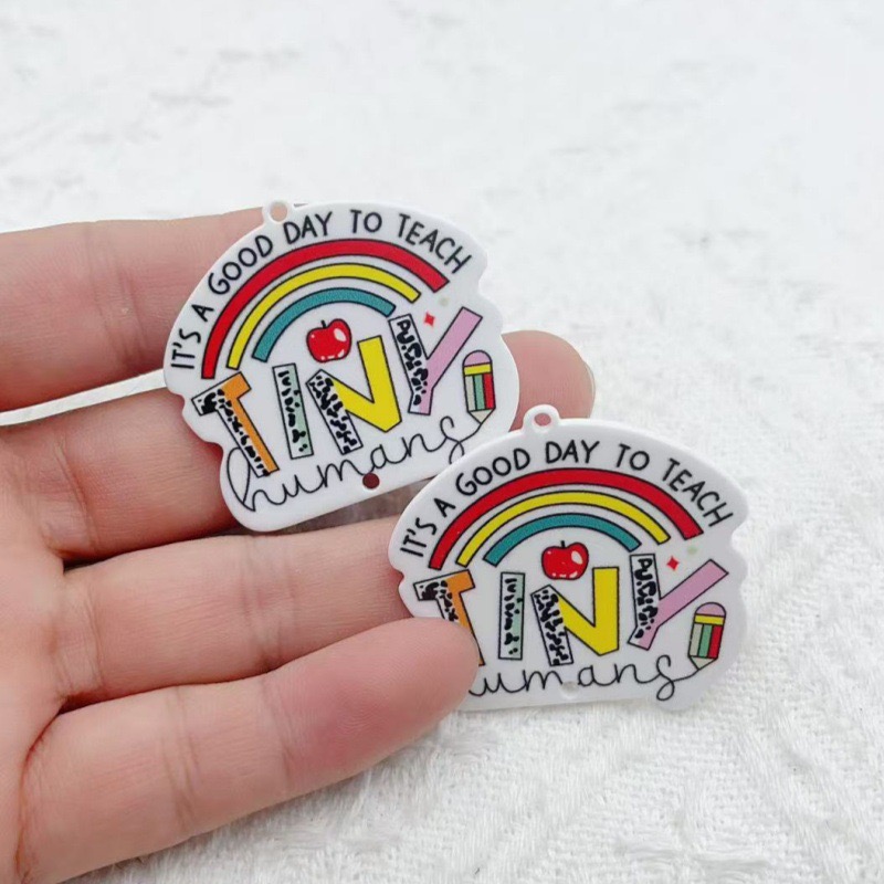 10pcs Teacher's Day Acrylic Do - The Jewelry & Watches のレビューと価格