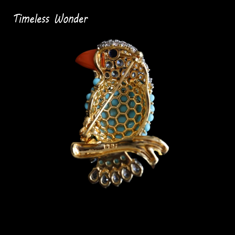 Timeless Wonder Fancy Zircon B - Vintage Brooch Pin のレビューと価格