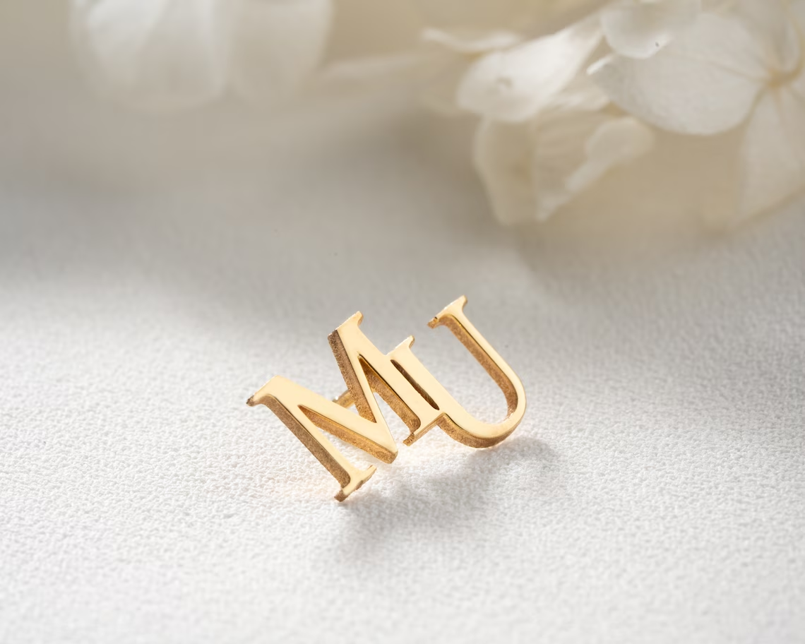 Personalized Initials Jacket L - Vintage Brooch Pin のレビューと価格
