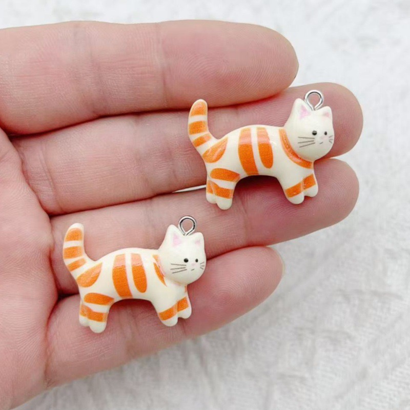 10pcs resin cartoon cat animal - Jewelry & Watches Spółka Z Ograniczoną Odpowiedzialnością のレビューと価格