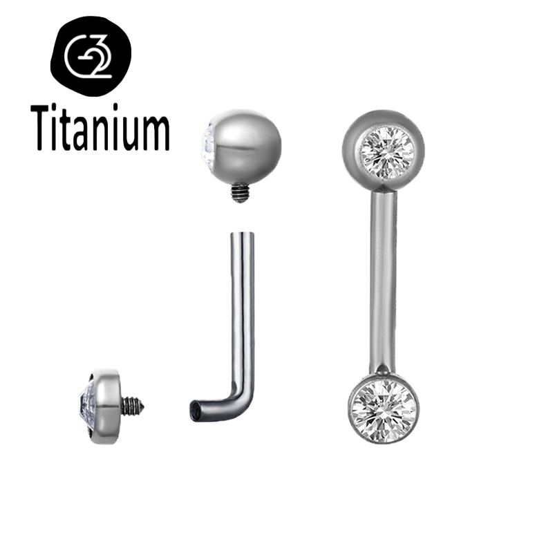 ASTM F136 Titanium Piercing Ch - Christina Jewelry & Watches Marguerite Ørestik Forgyldt Sølv のレビューと価格