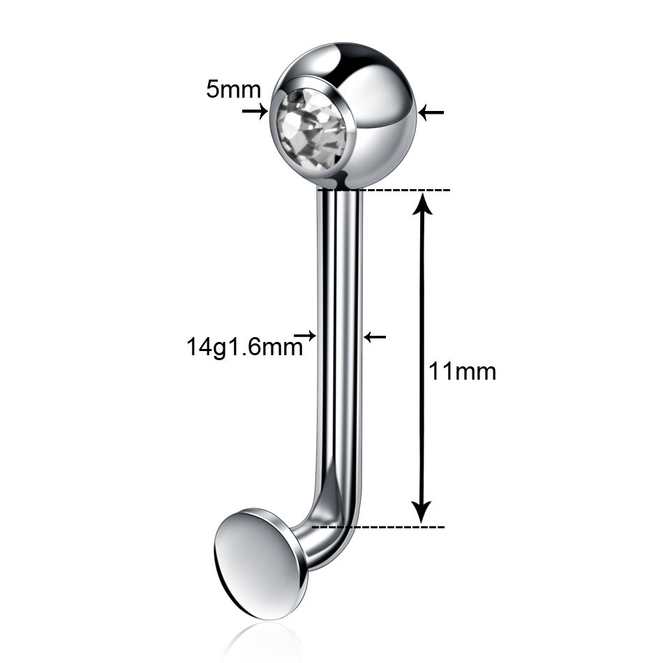 1PC Belly Button Rings Piercin - Christina Jewelry & Watches Marguerite Ørestik Forgyldt Sølv のレビューと価格