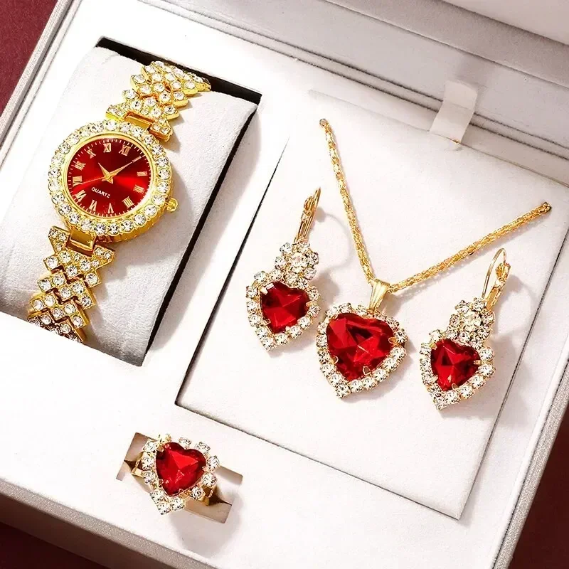 Golden Luxury Watch Women Ring - Mystery Jewelry Jar Watches のレビューと価格