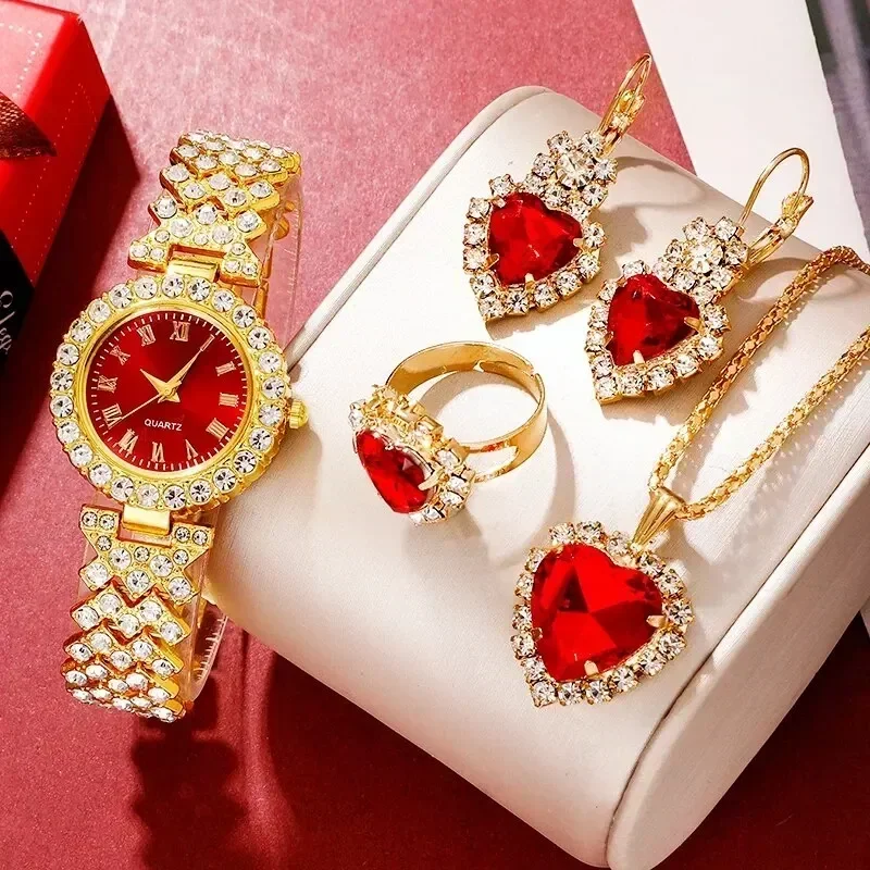 Golden Luxury Watch Women Ring - Mystery Jewelry Jar Watches のレビューと価格