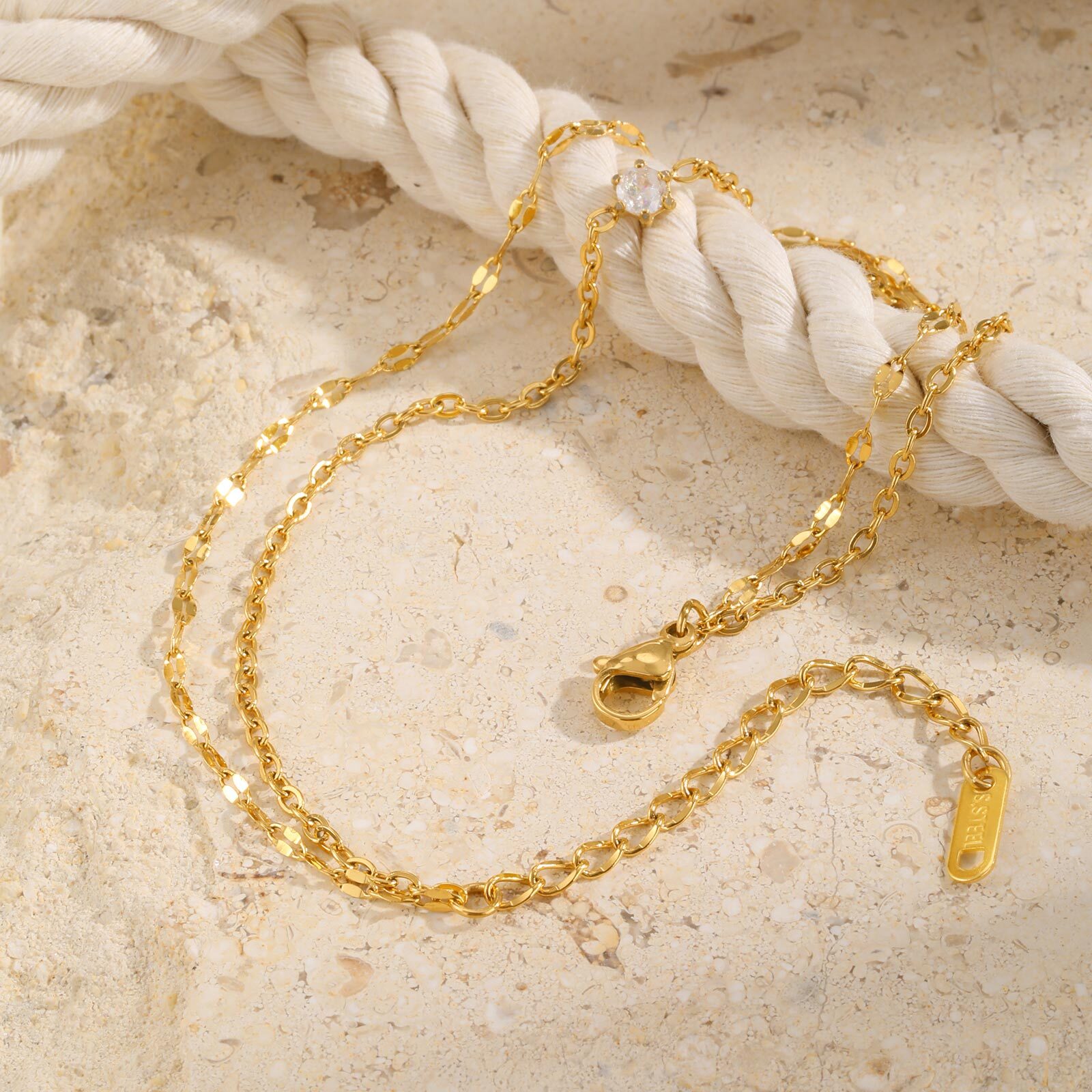 Waterproof Layered Anklet Brac - Jc Jewelry & Watches Photos のレビューと価格