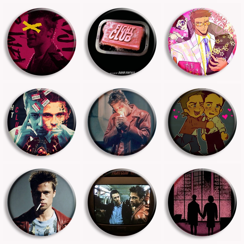 Retro Classic Movie Fight Club - Vintage Brooch Pin のレビューと価格