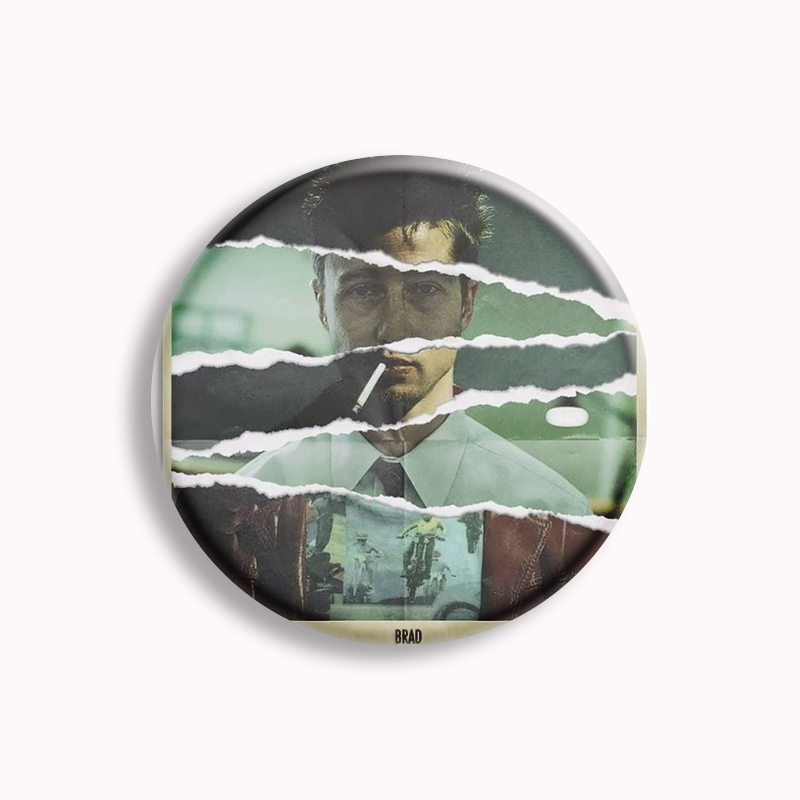 Retro Classic Movie Fight Club - Vintage Brooch Pin のレビューと価格