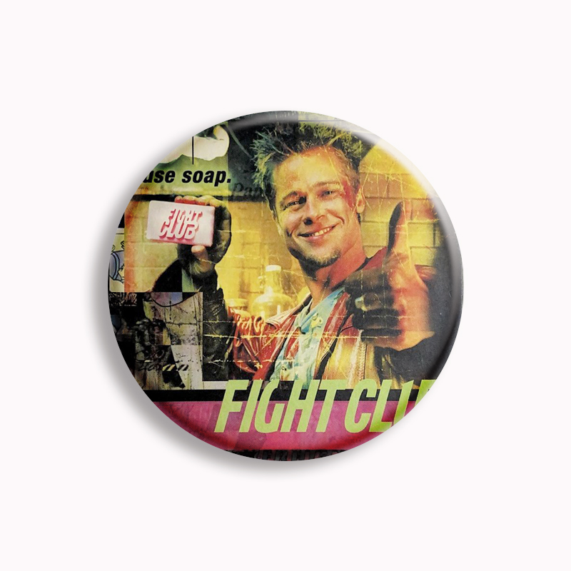 Retro Classic Movie Fight Club - Vintage Brooch Pin のレビューと価格