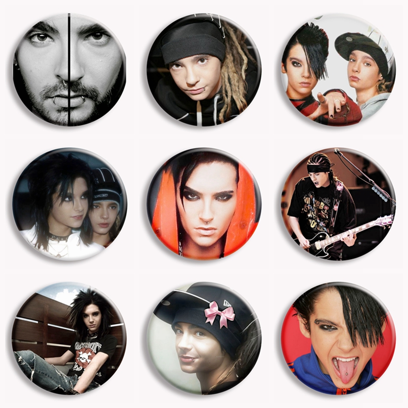 Rock Band Tokio Hotel Kaulitz  - Vintage Brooch Pin のレビューと価格