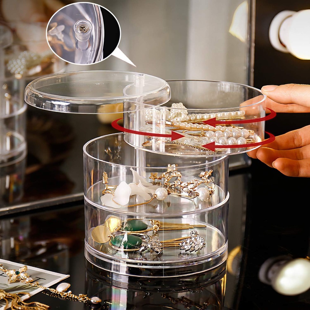 360 Rotating Jewelry Organizer - The Jewelry & Watches のレビューと価格