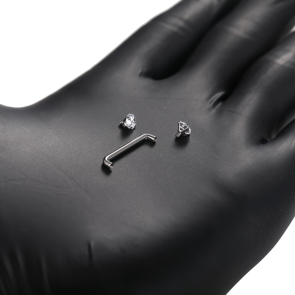1PC Titanium Surface Piercing  - Christina Jewelry & Watches Marguerite Ørestik Forgyldt Sølv のレビューと価格