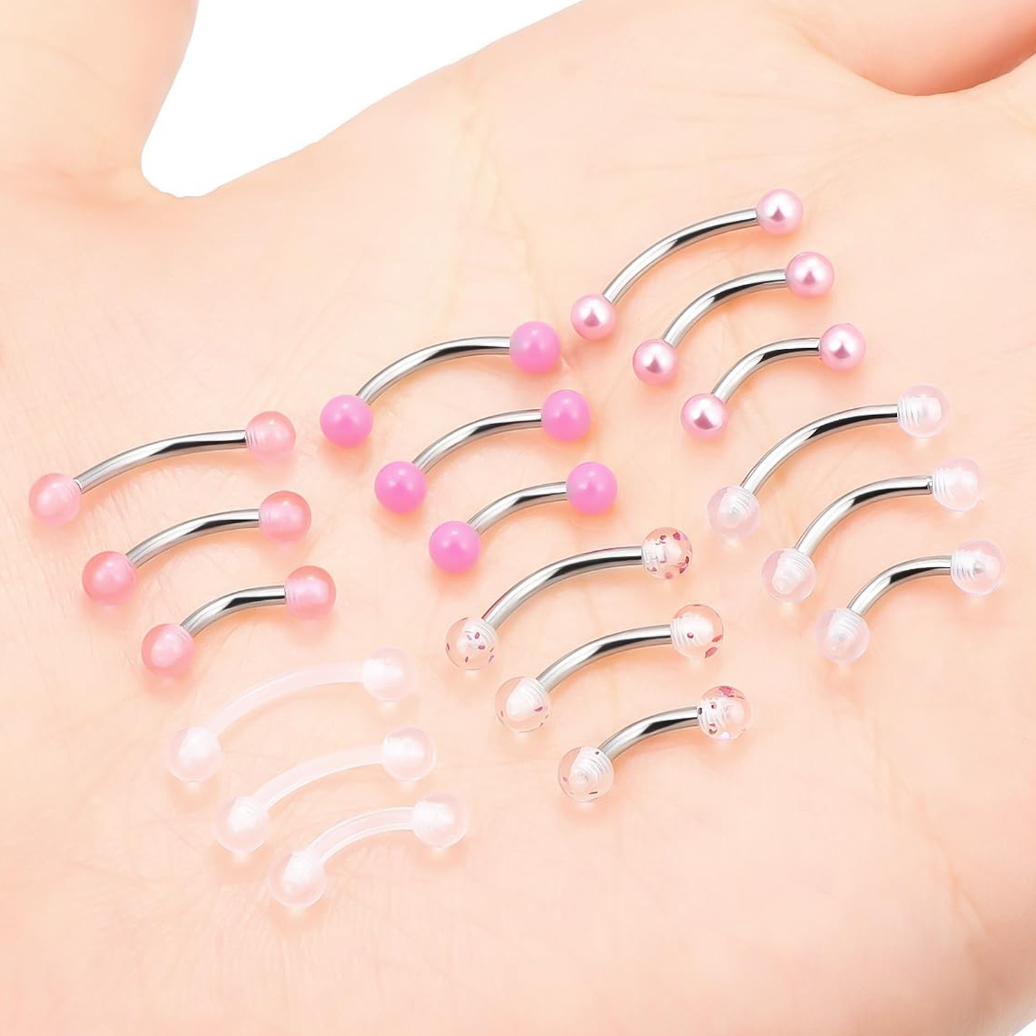 16g 6/8/10mm Eyebrow Rook Vert - Christina Jewelry & Watches Marguerite Ørestik Forgyldt Sølv のレビューと価格