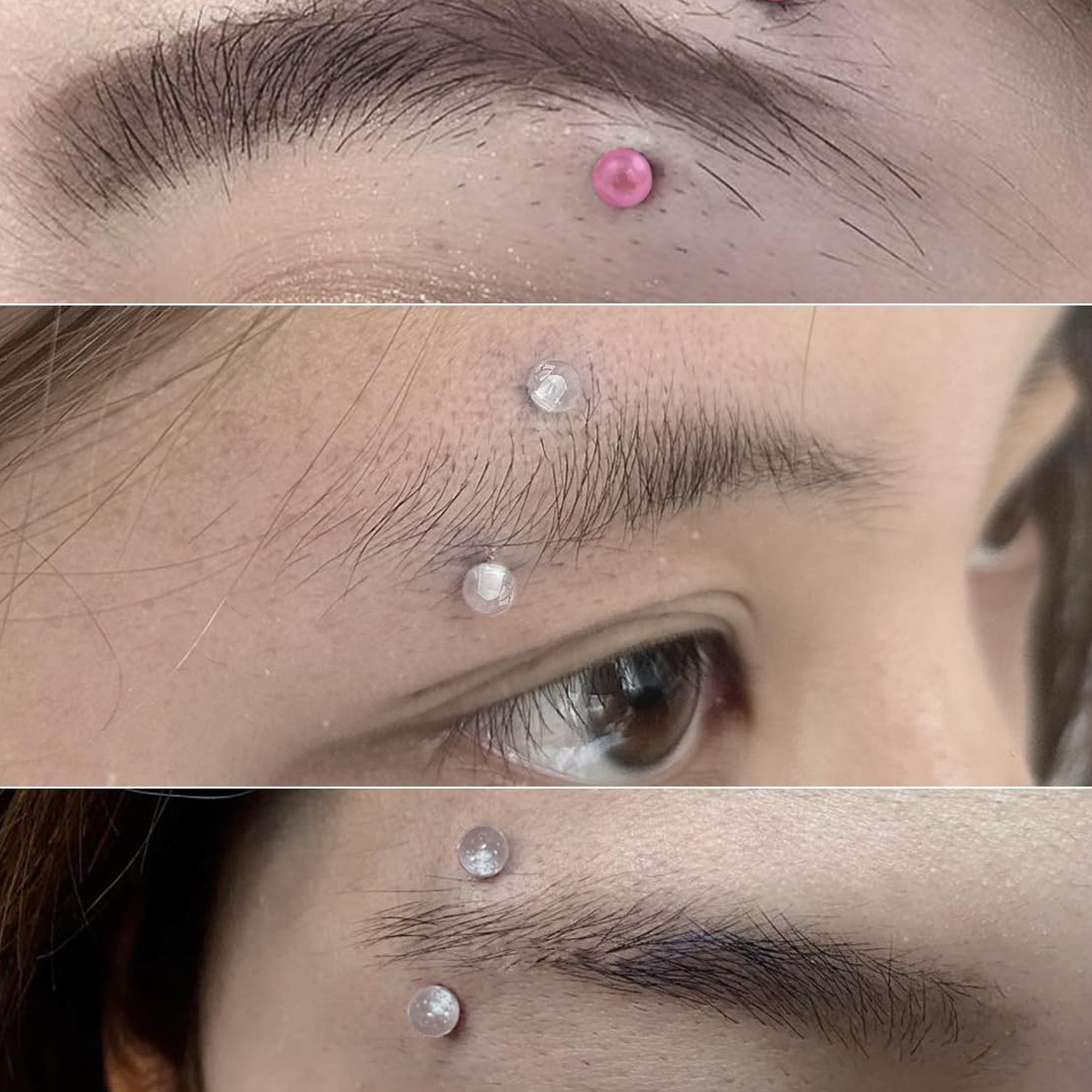 16g 6/8/10mm Eyebrow Rook Vert - Christina Jewelry & Watches Marguerite Ørestik Forgyldt Sølv のレビューと価格