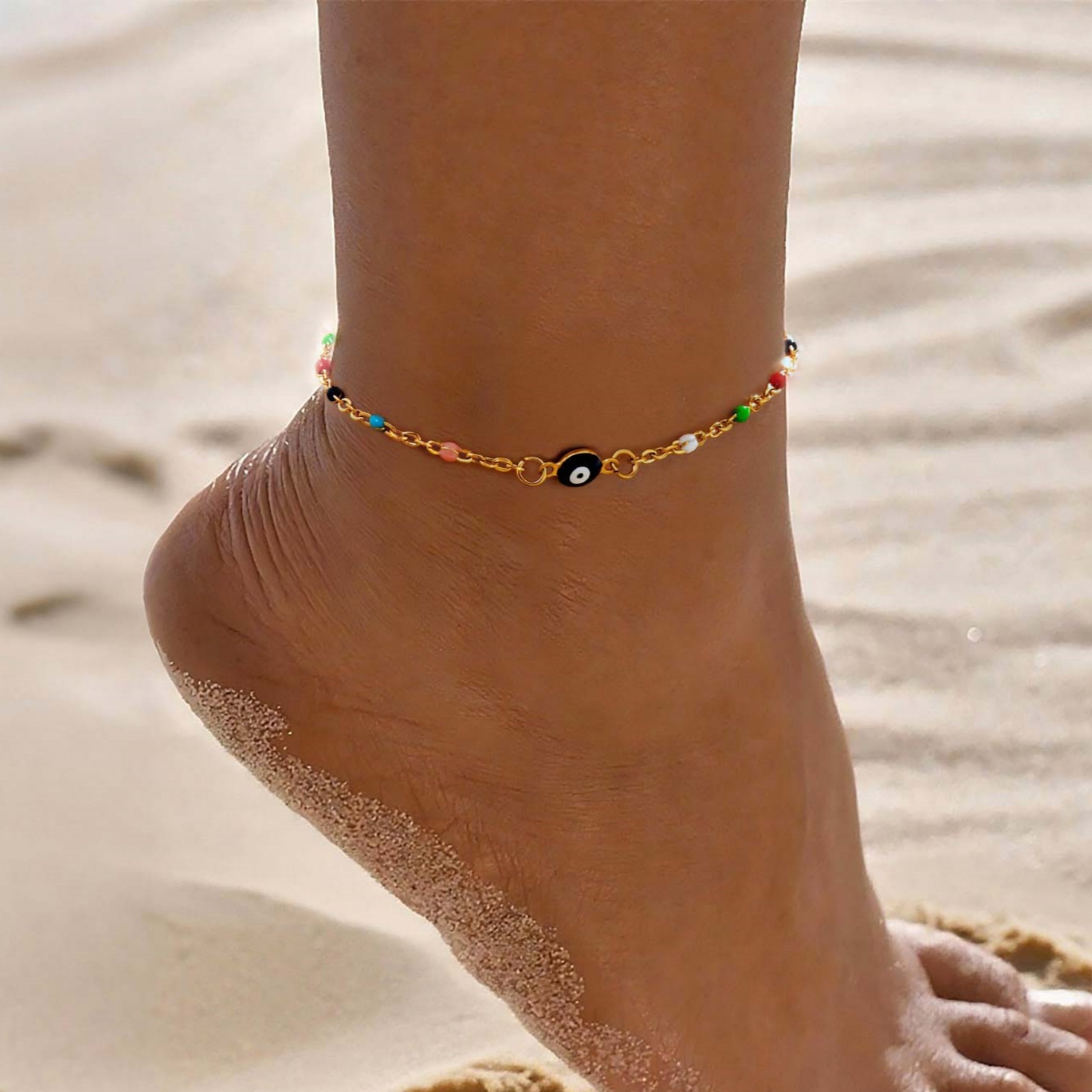 Vintage Lucky Evil Eye Anklet  - Jc Jewelry & Watches Photos のレビューと価格
