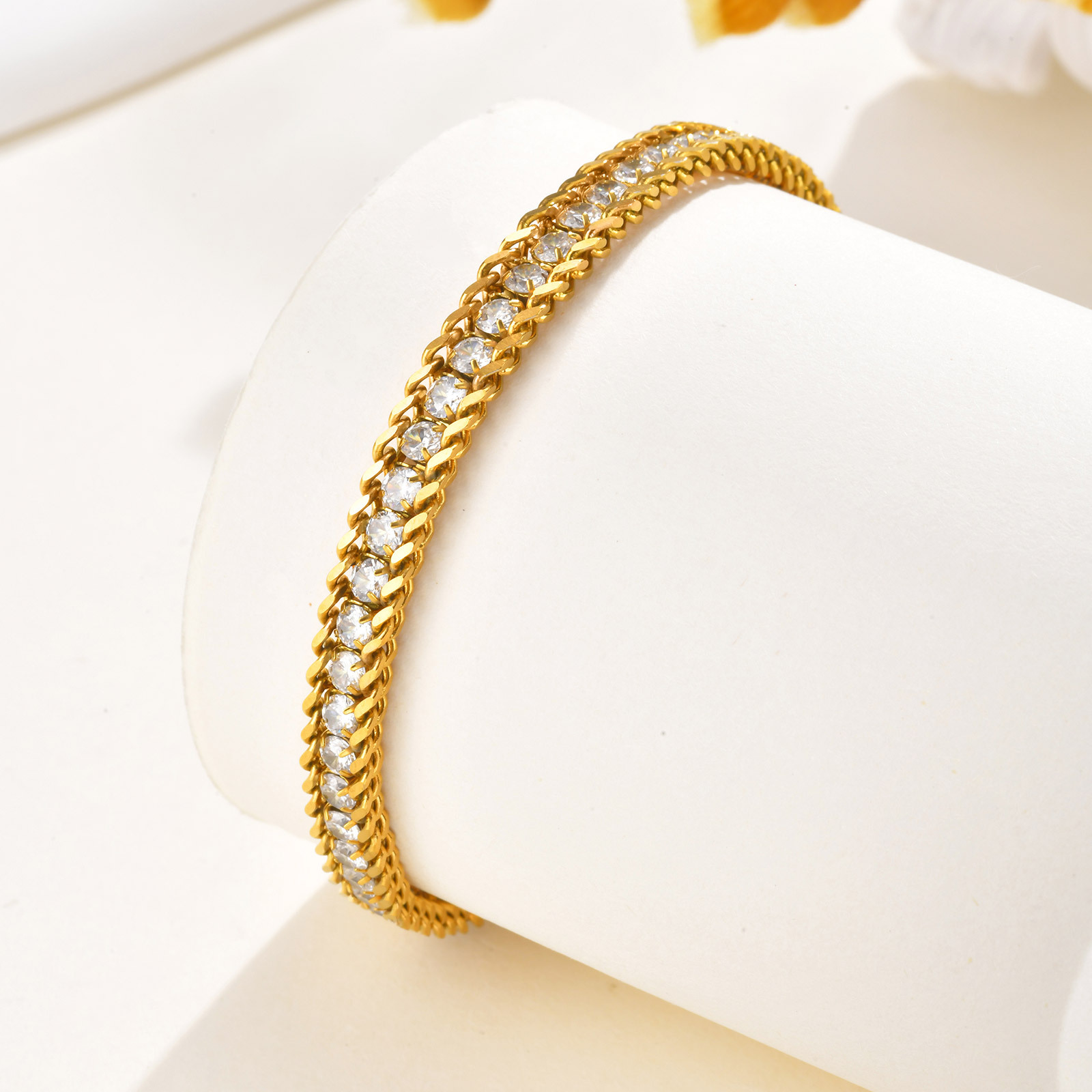 Vnox  Stainless Steel White Zi - Jc Jewelry & Watches Photos のレビューと価格