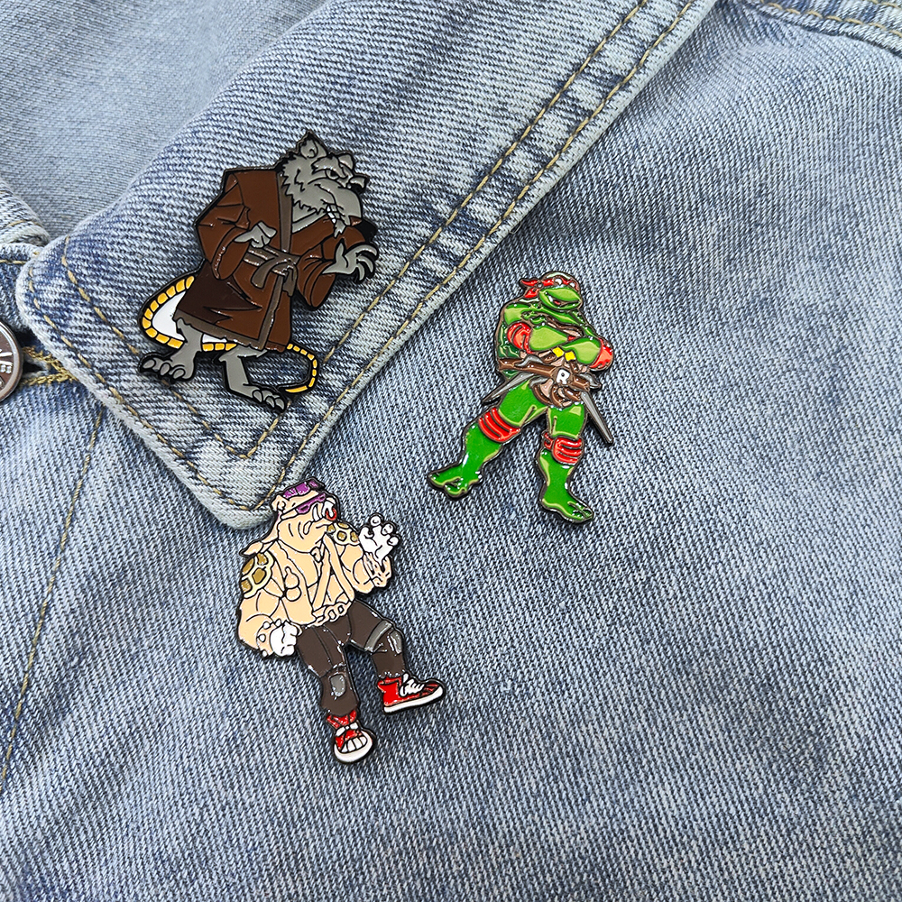 3pcs Vintage Ninja Turtles Pin - Vintage Brooch Pin のレビューと価格