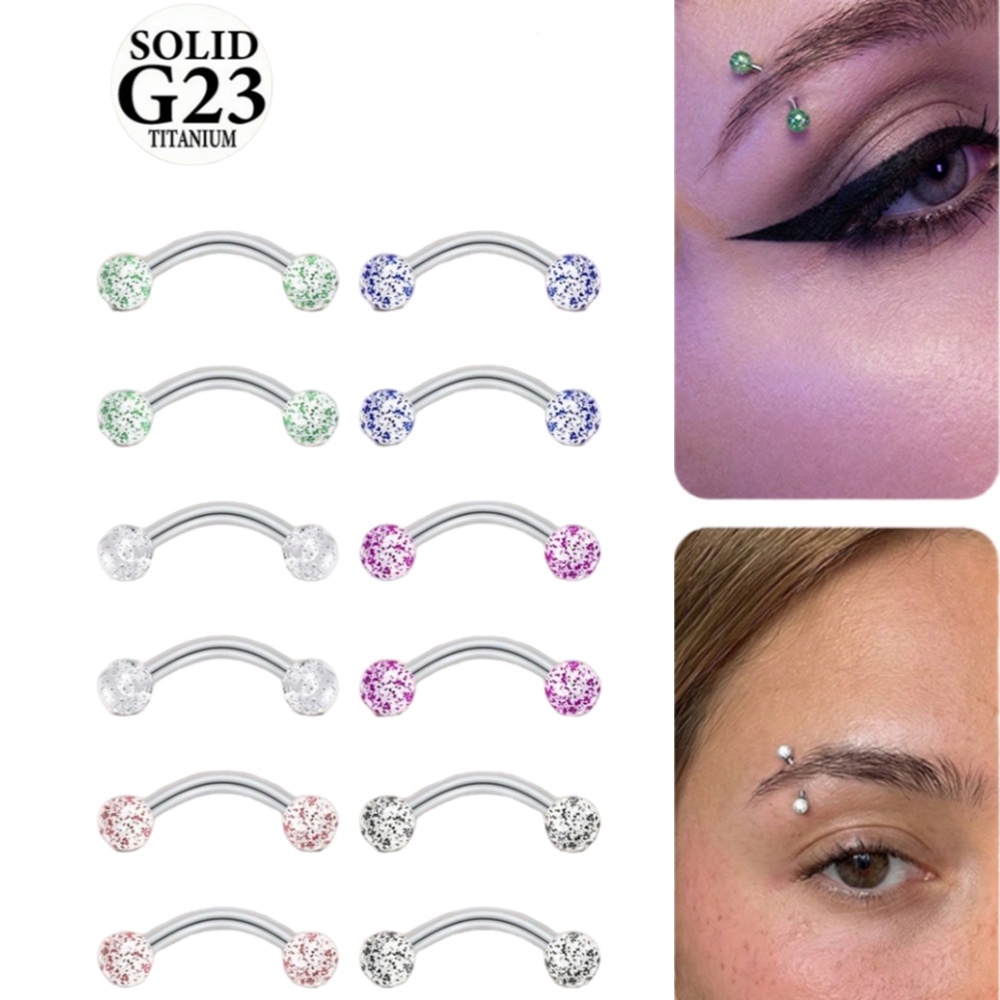 2PCS 16G 8/10mm Titanium Alloy - Christina Jewelry & Watches Marguerite Ørestik Forgyldt Sølv のレビューと価格